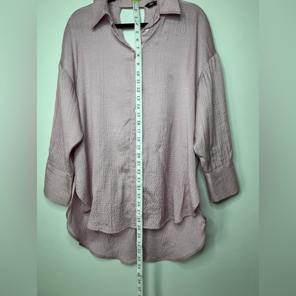 ZARA Pink Open-Back with K not Detail Flowy Top – Size Small - Picture 6 of 9